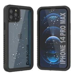 IPhone 14 Pro Max Waterproof Case, Punkcase [Extreme Mag Series] Armor Cover W/ Built In Screen Protector [Black]