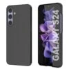 Galaxy S24 Case, Punkcase CarbonShield, Heavy Duty & Ultra Thin Cover [shockproof][non Slip] [Black]