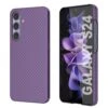 Galaxy S24 Case, Punkcase CarbonShield, Heavy Duty & Ultra Thin Cover [shockproof][non Slip] [Purple] -Phone Vibe Shop 1 Carbonshield S24 6417f602 52c9 412a 9cc4 c6e3114879ee