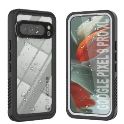 Google Pixel 9 Pro XL Waterproof Case, Punkcase [Extreme Series] Armor Cover W/ Built In Screen Protector [White]