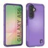 PunkCase Galaxy A56 Case, [Spartan 2.0 Series] Clear Rugged Heavy Duty Cover [Purple] -Phone Vibe Shop 1 Spartan 2 A56