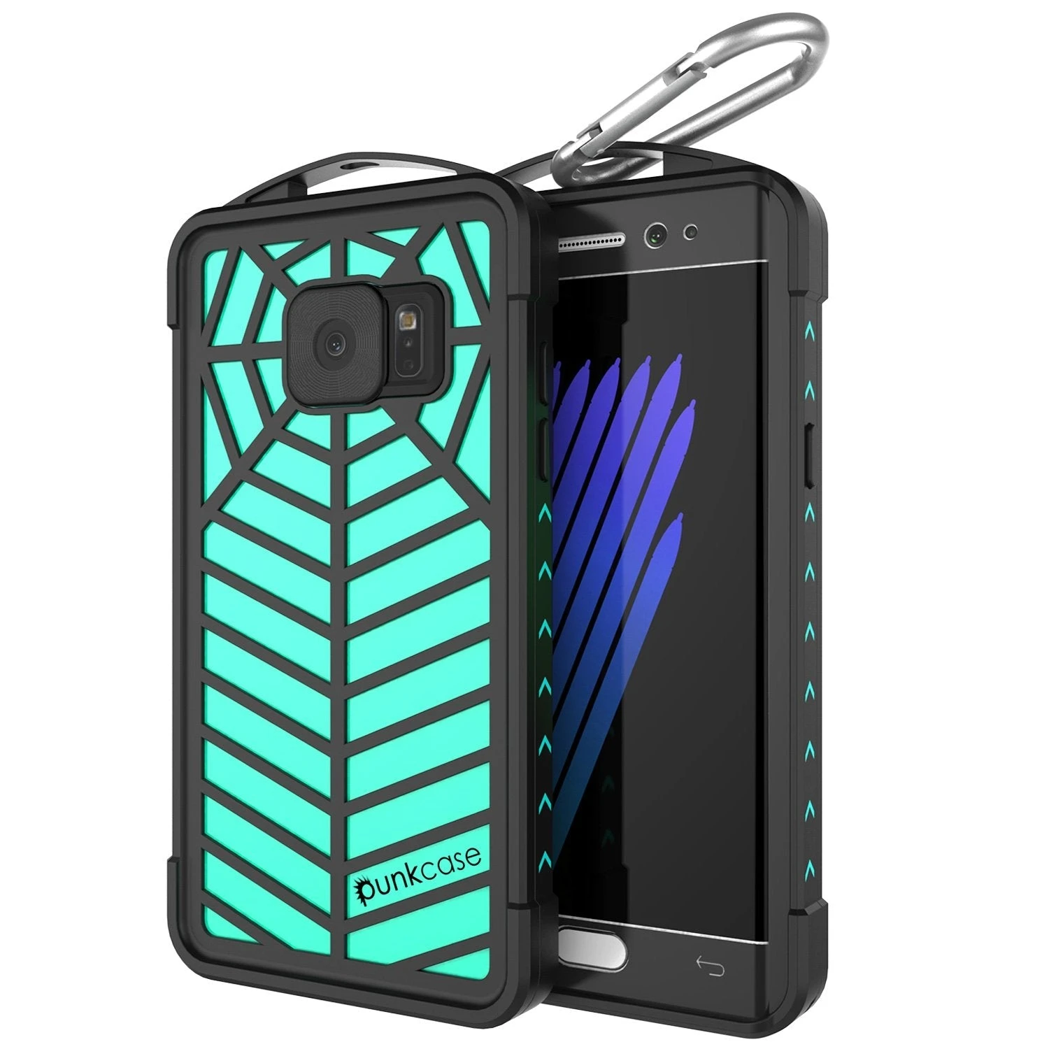 Galaxy Note FE Waterproof Case, Punkcase WEBSTER Series, Teal | Heavy Duty Armor Cover 3 Galaxy Note FE Waterproof Case, Punkcase WEBSTER Series, Teal | Heavy Duty Armor Cover