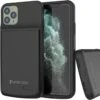 IPhone 11 Pro Battery Case, PunkJuice 5000mAH Fast Charging Power Bank W/ Screen Protector | [Black]