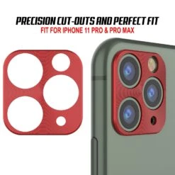Punkcase IPhone 11 Pro Max Camera Protector Ring [Red] -Phone Vibe Shop 2 Camera protector Iphone 11 pro 32500a8f e04e 4a08 ba53 338155bca8ad