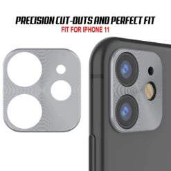 Punkcase IPhone 11 Camera Protector Ring [Silver] -Phone Vibe Shop 2 Camera protector Iphone 11 83224375 9772 4b55 a799 b31be5c97531