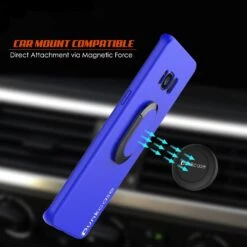 Galaxy S8 Case, Punkcase Magnetix Protective TPU Cover W/ Kickstand, Screen Protector [Blue] -Phone Vibe Shop 3 1d5b4a9d 7ad9 44da 8a7b 07354a24f9e6