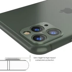 Punkcase IPhone 11 Pro Camera Protector Ring [Green] -Phone Vibe Shop 3 Camera protector Iphone 11 pro 00e3c178 3138 488a ac66 99f904497ecd