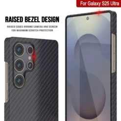 Punkcase Galaxy S25 Ultra Carbon Fiber Case [AramidShield Series] Ultra Slim & Light Kevlar [Black] -Phone Vibe Shop 3 Carbon S25 Ultra 2c9de2d5 6000 4e5f b17d 22c80860ea4e