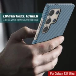 Galaxy S24 Ultra Case, Punkcase CarbonShield, Heavy Duty & Ultra Thin Cover [shockproof][non Slip] [Light Blue] -Phone Vibe Shop 3 Carbonshield S24 Ultra 676ff421 ca6d 43e4 907d bc8ad85f48b2