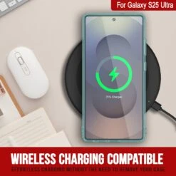 Galaxy S25 Ultra Case [Clear Acrylic Series] [Non-Slip] For Galaxy S25 Ultra [Teal] -Phone Vibe Shop 3 ClearMag S25 Ultra 03303884 299b 4947 8cb1 62785373d39f