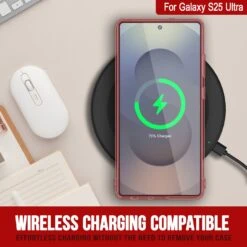 Galaxy S25 Ultra Case [Clear Acrylic Series] [Non-Slip] For Galaxy S25 Ultra [Red] -Phone Vibe Shop 3 ClearMag S25 Ultra 922a4ac9 3bf3 404d a09e f935ff0e1c17