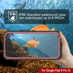 Google Pixel 9 Pro XL Waterproof Case, Punkcase [Extreme Series] Armor Cover W/ Built In Screen Protector [Pink] -Phone Vibe Shop 3 Extreme Google Pixel 9 Pro XL c52e134a 50e8 44d4 a8c6 17a2c08d05a6