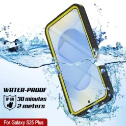 Galaxy S25+ Plus Water/ Shockproof [Extreme Series] With Screen Protector Case [Yellow] -Phone Vibe Shop 3 Extreme S25 Plus 0a108a84 3c7f 4ba4 81f1 b422e72254a3