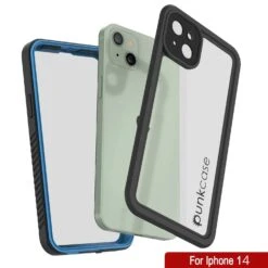 IPhone 14Waterproof Case, Punkcase [Extreme Series] Armor Cover W/ Built In Screen Protector [Light Blue] -Phone Vibe Shop 3 cda6c0f2 7ba0 402b ac65 68bac09c88fa