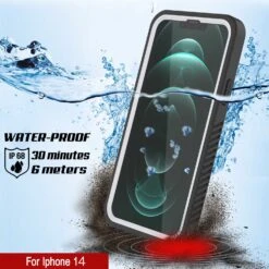IPhone 14 Waterproof Case, Punkcase [Extreme Series] Armor Cover W/ Built In Screen Protector [White] -Phone Vibe Shop 4 14d6b6a7 4858 4347 8655 087567513e15