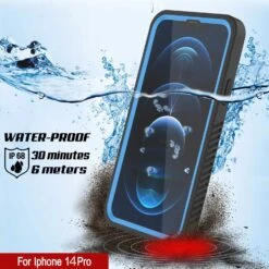 IPhone 14 Pro Waterproof Case, Punkcase [Extreme Series] Armor Cover W/ Built In Screen Protector [Light Blue] -Phone Vibe Shop 4 1ae2be2f 2538 427d 82a1 99139733c152