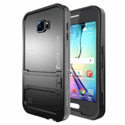 Galaxy S6 Waterproof Case, Punkcase SpikeStar Black Water/Shock/Dirt/Snow Proof | Lifetime Warranty