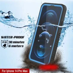 Products IPhone 14 Pro Max Waterproof Case, Punkcase [Extreme Series] Armor Cover W/ Built In Screen Protector [Light Blue] -Phone Vibe Shop 4 6abc97ff 1aaf 4483 8499 208e31c2f257