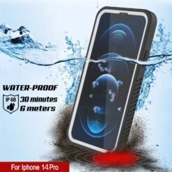 IPhone 14 Pro Waterproof Case, Punkcase [Extreme Series] Armor Cover W/ Built In Screen Protector [White] -Phone Vibe Shop 4 9911c7f4 44a0 4b48 ab86 9e5f653fd4ce