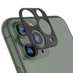 Punkcase IPhone 11 Pro Camera Protector Ring [Black]