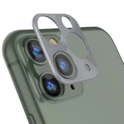 Punkcase IPhone 11 Pro Max Camera Protector Ring [Silver]