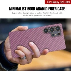 Punkcase Galaxy S25 Ultra Carbon Fiber Case [AramidShield Series] Ultra Slim & Light Kevlar [Pink] -Phone Vibe Shop 4 Carbon S25 Ultra 28ca14be 1813 4cf4 81e4 ad99ec75d440