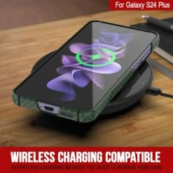 Galaxy S24 Plus Case, Punkcase CarbonShield, Heavy Duty & Ultra Thin Cover [shockproof][non Slip] [Dark Green] -Phone Vibe Shop 4 Carbonshield S24 Plus 2dbf4443 5ce2 46c4 8226 fa383b418da4