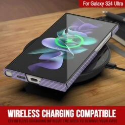 Galaxy S24 Ultra Case, Punkcase CarbonShield, Heavy Duty & Ultra Thin Cover [shockproof][non Slip] [Lilac] -Phone Vibe Shop 4 Carbonshield S24 Ultra 338cce9b 7288 41d7 b088 384fcacae13e