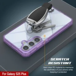 Galaxy S25 Plus Case [Clear Acrylic Series] [Non-Slip] For Galaxy S25 Plus [Purple] -Phone Vibe Shop 4 ClearMag S25 Plus 2bf0d71b b65b 455e a6ed 3aabb28b37b7