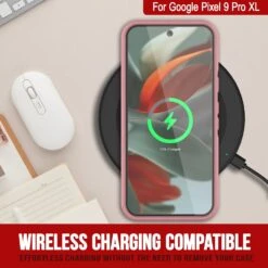 PunkCase Google Pixel 9 Pro XL Case, [Spartan 2.0 Series] Clear Rugged Heavy Duty Cover W/Built In Screen Protector [Pink] -Phone Vibe Shop 4 Spartan 2 Pixel 9 Pro XL 44837370 5c35 44bb 9cda 6099a4b2d030