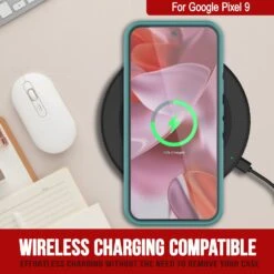 PunkCase Google Pixel 9 Case, [Spartan 2.0 Series] Clear Rugged Heavy Duty Cover W/Built In Screen Protector [Blue] -Phone Vibe Shop 4 Spartan 2 Pixel 9 cf6bb2d6 82ac 469a 9c54 b679ccc255d0