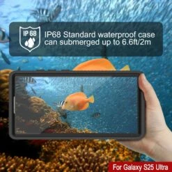 Galaxy S25 Ultra Waterproof Case PunkCase StudStar Clear Thin 6.6ft Underwater IP68 Shock/Snow Proof 12 Galaxy S25 Ultra Waterproof Case PunkCase StudStar Clear Thin 6.6ft Underwater IP68 Shock/Snow Proof -Phone Vibe Shop 4 Studstar S25 Ultra