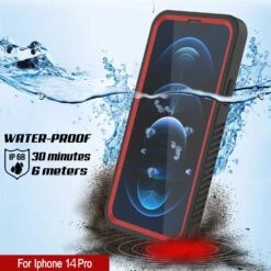 IPhone 14 Pro Waterproof Case, Punkcase [Extreme Series] Armor Cover W/ Built In Screen Protector [Red] -Phone Vibe Shop 4 a2ec6d3f 4e45 4f3a 9f7c 89b29df25e96