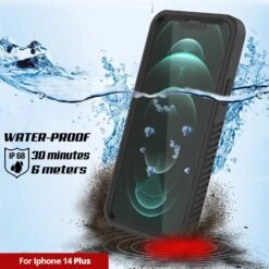 IPhone 14 Plus Waterproof Case, Punkcase [Extreme Series] Armor Cover W/ Built In Screen Protector [Black] -Phone Vibe Shop 4 af85418d 2616 41dc 851d 8acf6847da0b