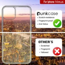 IPhone 14 Plus Case Punkcase® LUCID 2.0 Clear Series Series W/ PUNK SHIELD Screen Protector | Ultra Fit 12 IPhone 14 Plus Case Punkcase® LUCID 2.0 Clear Series Series W/ PUNK SHIELD Screen Protector | Ultra Fit -Phone Vibe Shop 4 f323b042 e4a6 4aaf 811b 338bceda91fa