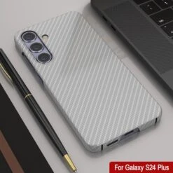 Galaxy S24 Plus Case, Punkcase CarbonShield, Heavy Duty & Ultra Thin Cover [shockproof][non Slip] [White] -Phone Vibe Shop 5 Carbonshield S24 Plus 91a04132 b45e 4d04 b690 5394752f3e30