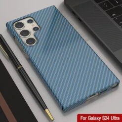 Galaxy S24 Ultra Case, Punkcase CarbonShield, Heavy Duty & Ultra Thin Cover [shockproof][non Slip] [Light Blue] -Phone Vibe Shop 5 Carbonshield S24 Ultra a7fe0262 2068 494b 9aab b2575b7892a8