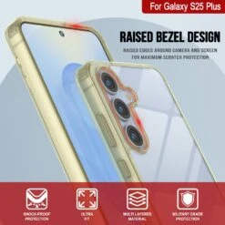 Galaxy S25 Plus Case [Clear Acrylic Series] [Non-Slip] For Galaxy S25 Plus [Yellow] -Phone Vibe Shop 5 ClearMag S25 Plus 897ca08a efb2 4d74 b09d 5d6aebedae65