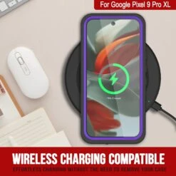 Google Pixel 9 Pro XL Waterproof Case, Punkcase [Extreme Series] Armor Cover W/ Built In Screen Protector [Purple] -Phone Vibe Shop 5 Extreme Google Pixel 9 Pro XL c73c4912 6420 4962 9689 6f74f85781d4