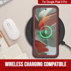 Google Pixel 9 Pro Waterproof Case, Punkcase [Extreme Series] Armor Cover W/ Built In Screen Protector [Red] -Phone Vibe Shop 5 Extreme Google Pixel 9 Pro d7669838 8af6 4bcf b0f8 342880488839