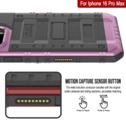 IPhone 16 Pro Max Metal Extreme 3.0 Series Aluminum Waterproof Case IP68 W/Buillt In Screen Protector & Kickstand [Pink] -Phone Vibe Shop 5 Metal Extreme Iphone 16 Pro Max 0709cb86 80cd 4550 b068 72f4caae9412
