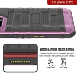 IPhone 16 Pro Metal Extreme 3.0 Series Aluminum Waterproof Case IP68 W/Buillt In Screen Protector & Kickstand [Pink] -Phone Vibe Shop 5 Metal Extreme Iphone 16 Pro 0cddbac3 81a2 4f4b 8130 b70c85b480da