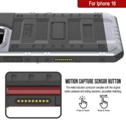 IPhone 16 Metal Extreme 3.0 Series Aluminum Waterproof Case IP68 W/Buillt In Screen Protector & Kickstand [White] -Phone Vibe Shop 5 Metal Extreme Iphone 16 5ed1cefb 4429 415f 9cea 68ed10a7312a