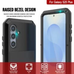 Galaxy S25 Plus Metal Case, Heavy Duty Military Grade Armor Cover [shock Proof] Full Body Hard [Black] -Phone Vibe Shop 5 Metallic S25 Plus 5b4331a7 29d2 47b3 b6e6 ad1418672a8b