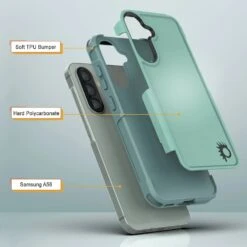 PunkCase Galaxy A56 Case, [Spartan 2.0 Series] Clear Rugged Heavy Duty Cover [Teal] -Phone Vibe Shop 5 Spartan 2 A56 dec3cdf0 6111 4500 8357 0c16e9d0a67a