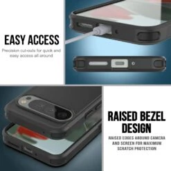 PunkCase Google Pixel 9 Pro Case, [Spartan 2.0 Series] Clear Rugged Heavy Duty Cover W/Built In Screen Protector [Teal] -Phone Vibe Shop 5 Spartan 2 Pixel 9 Pro d0c57264 1464 43b7 b0f8 ce036d6cb047