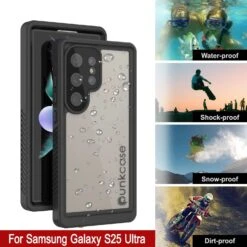 Galaxy S25 Ultra Waterproof Case PunkCase StudStar Clear Thin 6.6ft Underwater IP68 Shock/Snow Proof 13 Galaxy S25 Ultra Waterproof Case PunkCase StudStar Clear Thin 6.6ft Underwater IP68 Shock/Snow Proof -Phone Vibe Shop 5 Studstar S25 Ultra