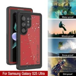 Galaxy S25 Ultra Waterproof Case PunkCase StudStar Red Thin 6.6ft Underwater IP68 Shock/Snow Proof 13 Galaxy S25 Ultra Waterproof Case PunkCase StudStar Red Thin 6.6ft Underwater IP68 Shock/Snow Proof -Phone Vibe Shop 5 Studstar S25 Ultra 7142d58b 6484 497b 896c e0d0c9dff2fd