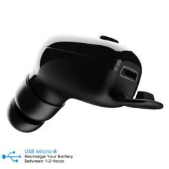 Punkcase EarStud Bluetooth Headphone, Wireless Waterproof IPx8 Certified Earbud With Mic For Swimming, Running And Other Sport, Ultra Light & Comfortable Headset (jet Black) -Phone Vibe Shop 5 b8f29a8f 82d3 407f 8868 702521c51ff8