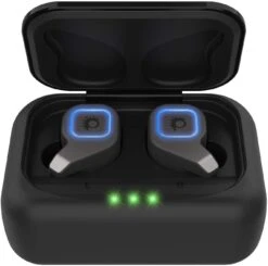 PunkBuds 2.0 True Wireless Earbuds, Mini Bluetooth Headphones W/ Charging Case & Built-In Noise Cancelling Mic. [Black] -Phone Vibe Shop 6 859c1fbc 5ad0 4348 9c13 286c8ec14d4c